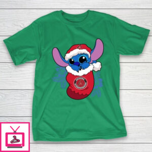 Arizona Diamondbacks Christmas Stitch In The Sock Funny Disney MLB T-Shirt