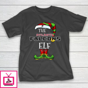 Atlanta Falcons Christmas ELF Funny NFL T-Shirt