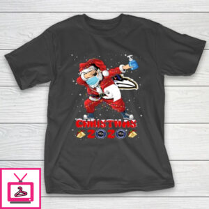 Baltimore Ravens Funny Santa Claus Dabbing Christmas 2020 NFL T-Shirt