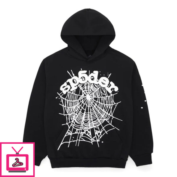 Black Og Web Hoodie Sp5der Get Up to 30 Discount