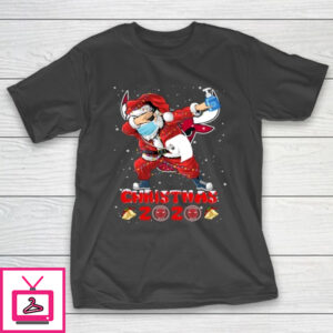 Chicago Bulls Funny Santa Claus Dabbing Christmas 2020 NBA T-Shirt