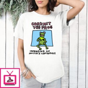 Corkmit The Frog Infringing On Multiple Copyrights T-Shirt