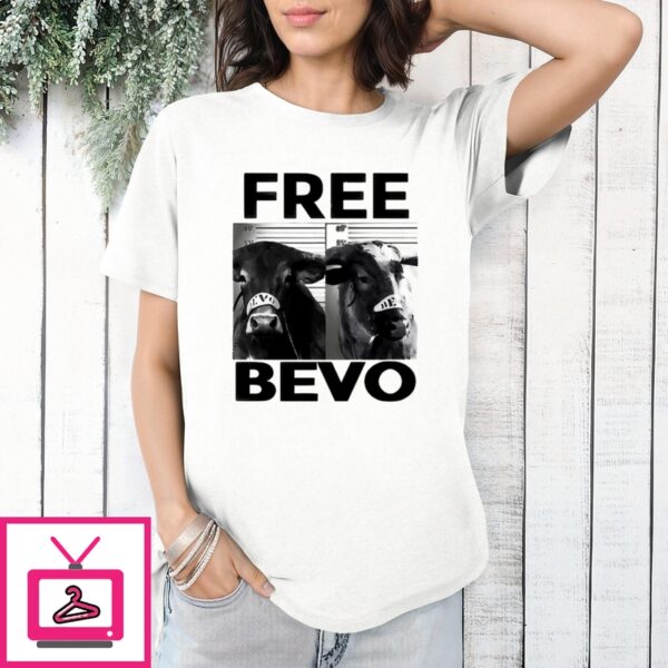 Cow Mugshot Free Bevo T-Shirt