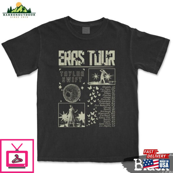 Ds308 Taylor The Eras Tour T-Shirt Swiftie Merch Unisex