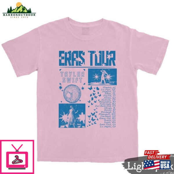 Ds308 Taylor The Eras Tour T-Shirt Swiftie Merch Unisex