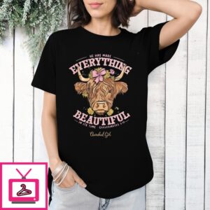 Heifer He Has Made Everything Beautiful In It’S Time Ecclesiastes T-Shirt