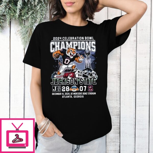 Jackson State 2024 Celebration Bowl Champions T-Shirt