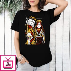 King Queen Card Selfie T-Shirt