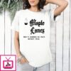 Maple Lanes 18017 E Warren Dr Mack Detroit Michigan T-Shirt