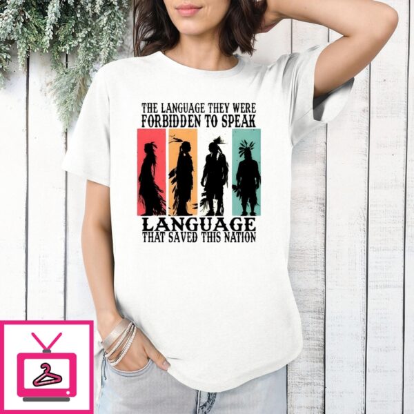 Native The Language They Were Forbidden To Speak Vintage T-Shirt