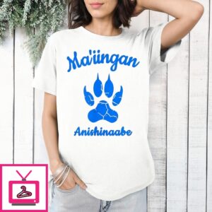 Paws Ma’Iingan Anishinaabe T-Shirt