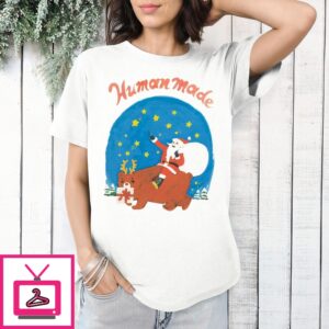 Santa Riding Bear Human Made T-Shirt