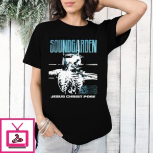 Skeleton Soundgarden Jesus Christ Pose T-Shirt