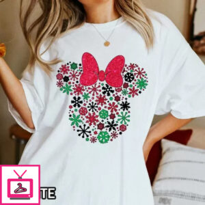 Snowflake Disney Minnie Mouse Comfort Colors T-Shirt