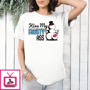 Snowman Kiss My Frosty Ass T-Shirt