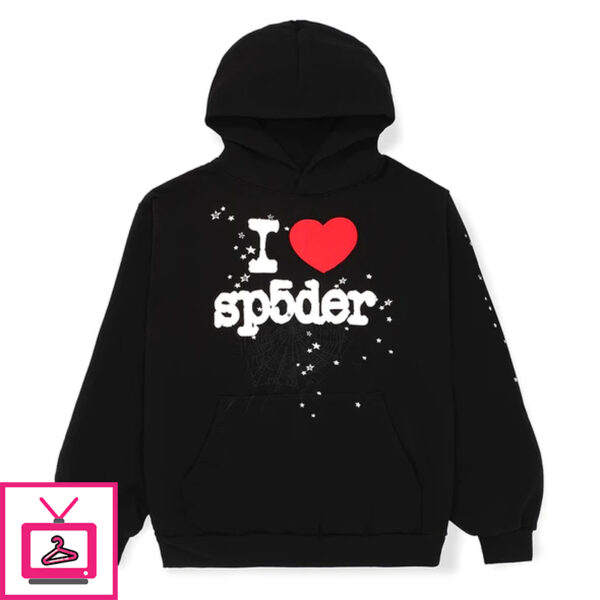 Sp5der Black Souvenir Hoodie Get Upto 30 Discount