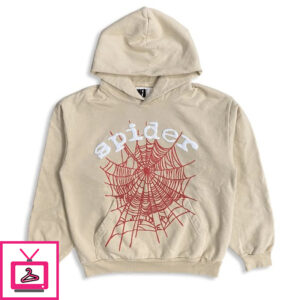 Sp5der Logo Hoodie Cream Limited In Stocks Buy Now