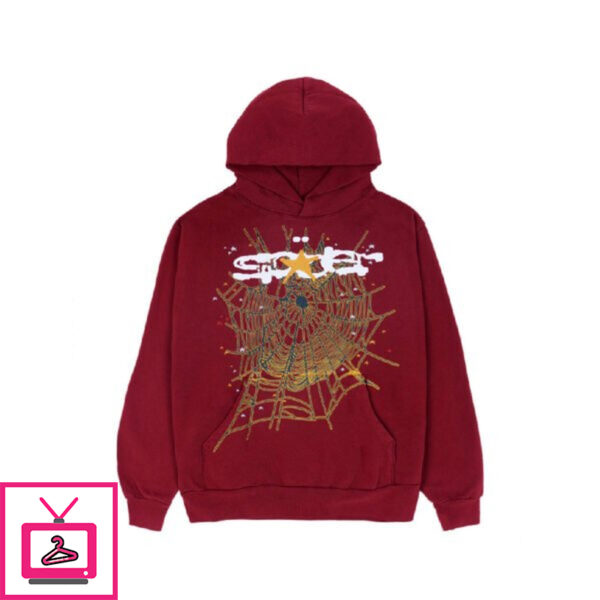 Sp5der Logo Hoodie – Maroon Limited In Stocks Buy Now