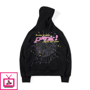 Sp5der PNK Hoodie Black Get Up to 30 Discount