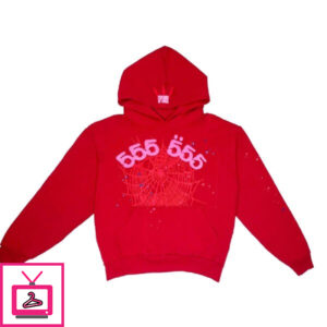 Sp5der Worldwide Red Angel Number 555 Hoodie – Red