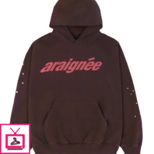 Spider Araignee Hooded Sweatshirt Brown Limited In Stocks