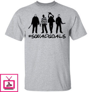 Squadgoals Halloween Horror Team Scary Movies Shirt