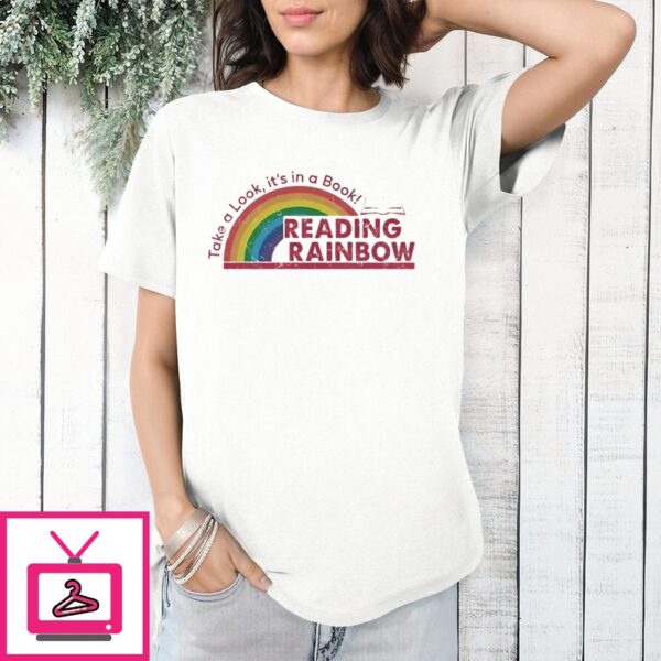 Take A Look It’S In A Book Reading Rainbow Vintage 2024 T-Shirt