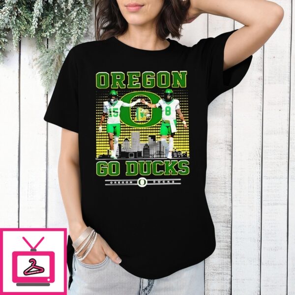 Tez Johnson Vs Dillon Gabriel Oregon Ducks Go Ducks T-Shirt