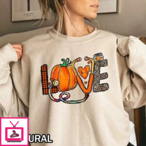 Thanksgiving Love T-Shirt for Nurses