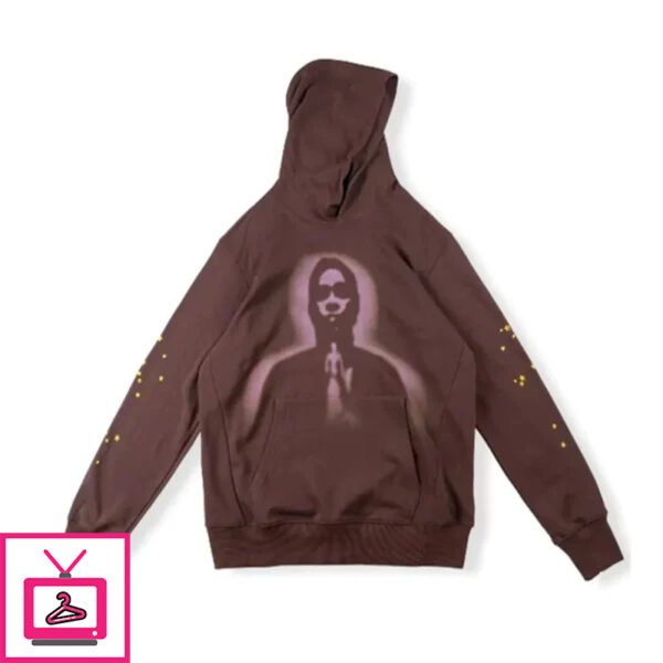 Young Thug sp5der 555555 Hoodie Brown Get Upto 30 OFF