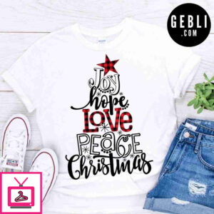 joy hope love peace christmas shirt