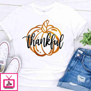 thankful pumpkin fall shirt