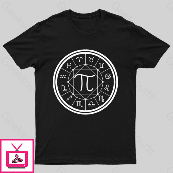 Astrology Of Pi Symbol Geek T-Shirt