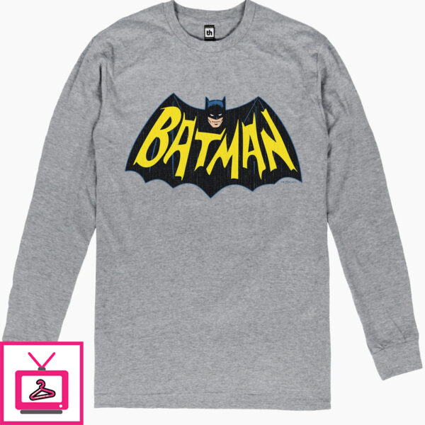 Batman Vintage 60s Logo Long Sleeve