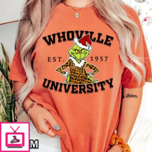 Christmas Grinch Whoville University Comfort Colors T-Shirt