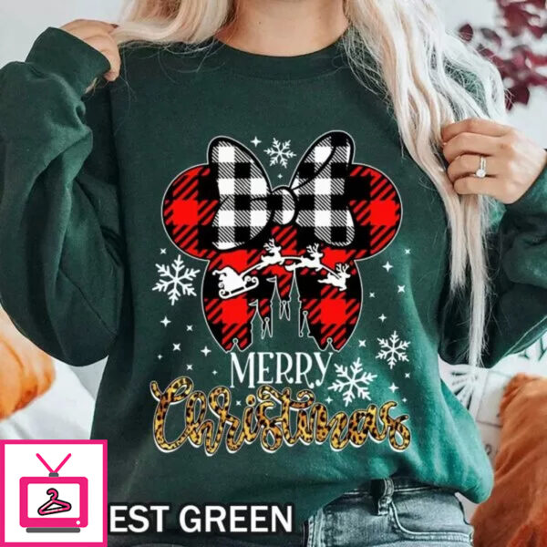 Disney Minnie Mouse Merry Christmas T-Shirt