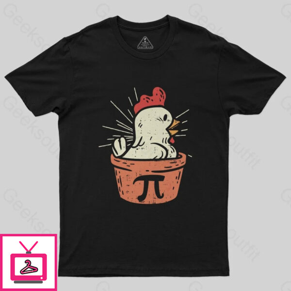 Funny Chicken Pot Pi T-Shirt