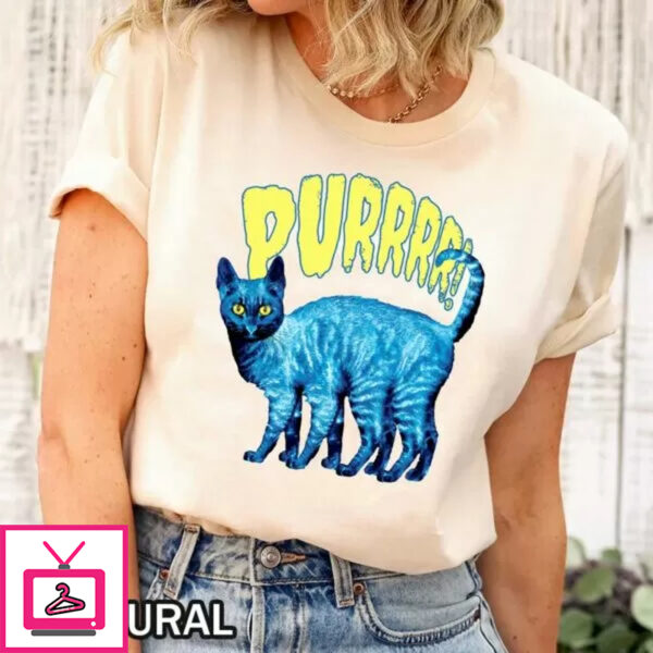 Halloween Spooky Cat Purr T-Shirt