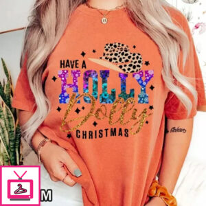 Have A Holly Dolly Christmas Comfort Colors T-Shirt