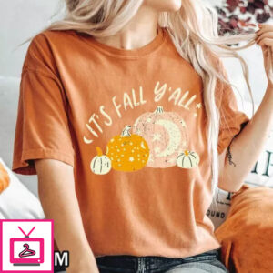 It’s Fall Y’all Vintage Fall Pumpkins T-Shirt – Comfort Colors