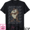 Looney Tunes Gangster T-Shirt Taz Back Off Portrait T-Shirt