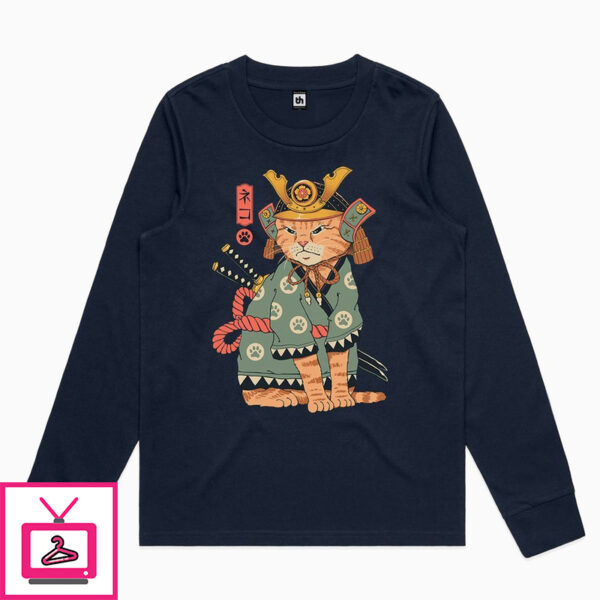 Neko Samurai Long Sleeve