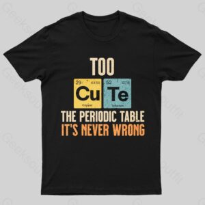 Periodic Table Cute Nerd T-Shirt