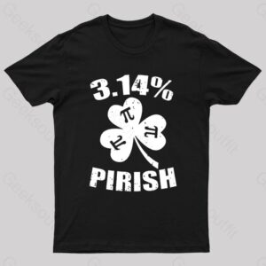 Pi Day St. Patrick’S 3.14 Irish Nerd T-Shirt