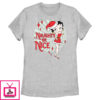 Women’S Betty Boop Christmas Naughty Or Nice Betty T-Shirt