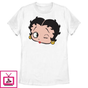 Women’S Betty Boop Large Face T-Shirt