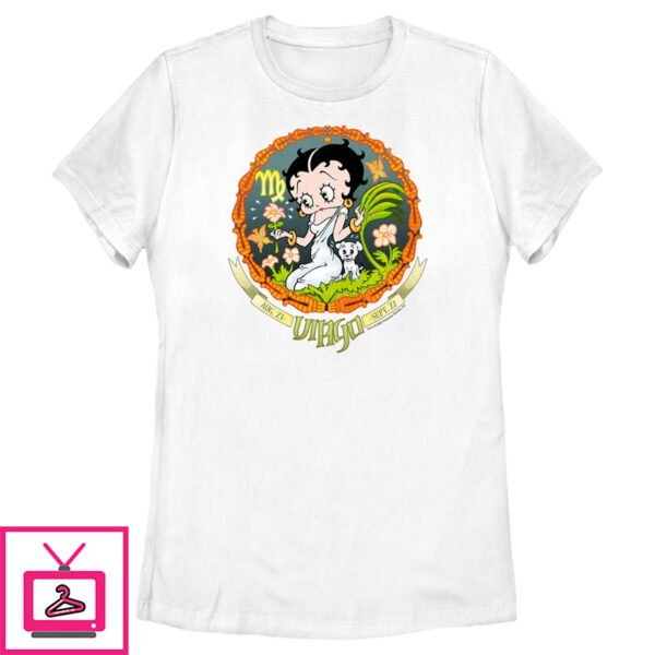 Women’S Betty Boop Virgo Zodiac T-Shirt