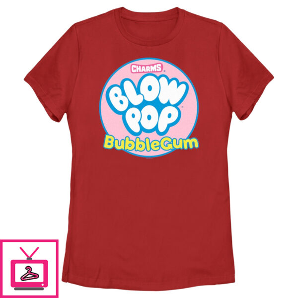 Women’S Blow Pop Bubble Gum Logo T-Shirt