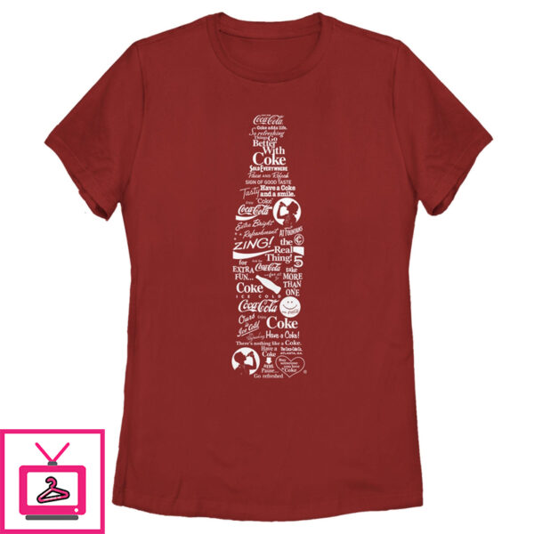 Women’S Coca Cola Unity Logo Bottle T-Shirt