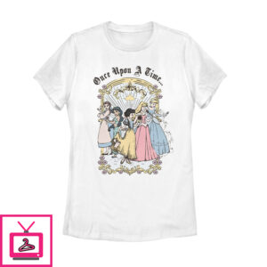 Women’S Disney Princesses Classic Once Upon A Time T-Shirt